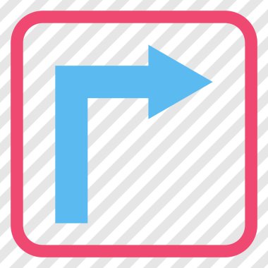 Doğru vektör simge bir çerçevede açmak