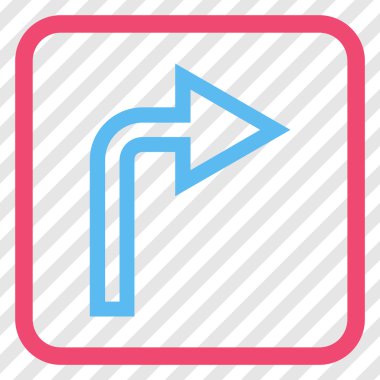 Doğru vektör simge bir çerçevede açmak