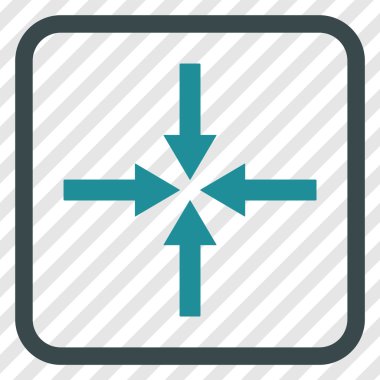 Etkisi oklar bir çerçeve içinde simge vektör