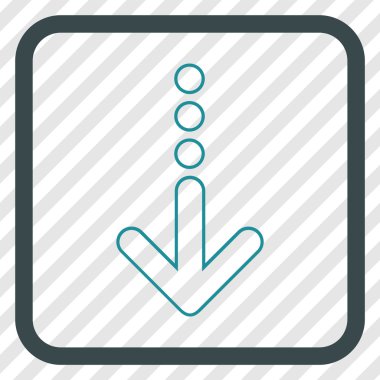 Vektör simgesi bir çerçeve içinde gönderin