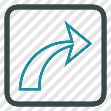 Vektör simgesi bir çerçeve içinde Yinele