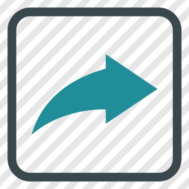 Vektör simgesi bir çerçeve içinde Yinele