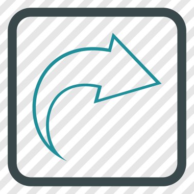 Vektör simgesi bir çerçeve içinde Yinele