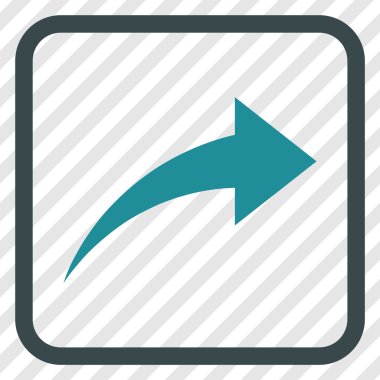 Vektör simgesi bir çerçeve içinde Yinele