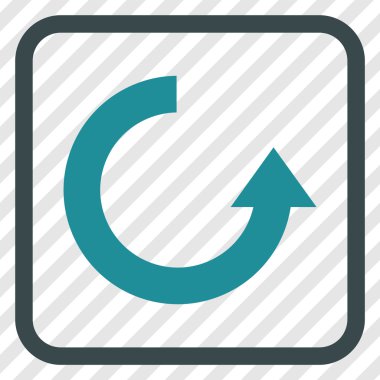 Vektör simgesi bir çerçeve içinde yukarı Döndür