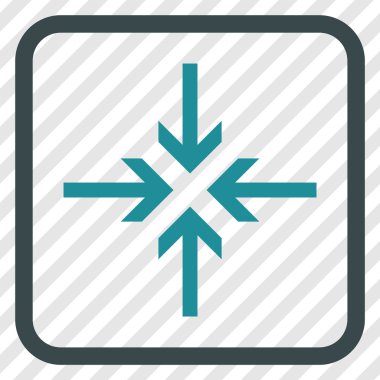 Oklar vektör simgesi bir çerçeve içinde azaltmak