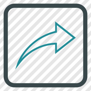 Vektör simgesi bir çerçeve içinde Yinele