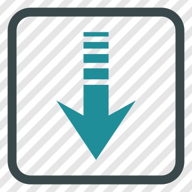 Vektör simgesi bir çerçeve içinde gönderin