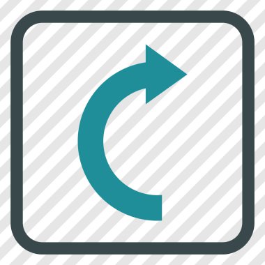 Doğru vektör simgesi bir çerçeve içinde döndürme