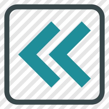 Shift Sol vektör simgesi bir çerçeve içinde