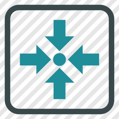 Oklar vektör simgesi bir çerçeve içinde küçültmek