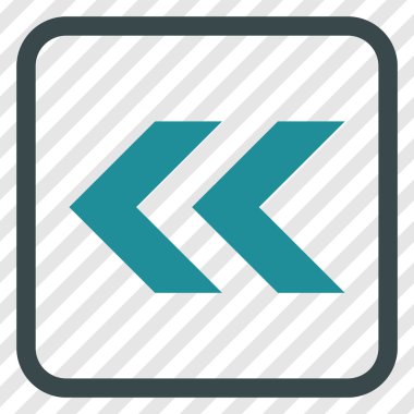 Shift Sol vektör simgesi bir çerçeve içinde