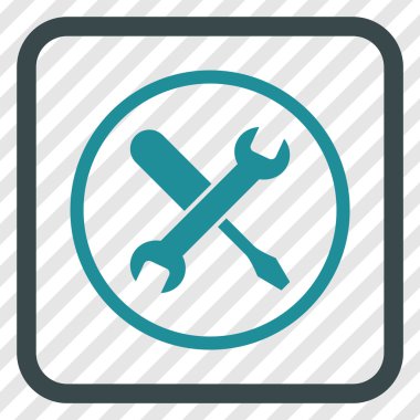 Vektör simgesi bir çerçeve içinde ayarlama