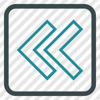 Shift Sol vektör simgesi bir çerçeve içinde