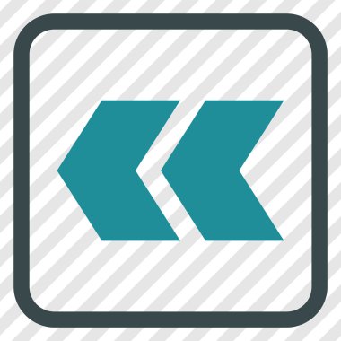 Shift Sol vektör simgesi bir çerçeve içinde