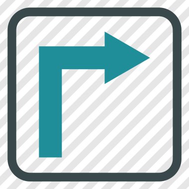 Doğru vektör simge bir çerçevede açmak