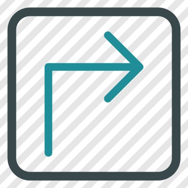 Doğru vektör simge bir çerçevede açmak