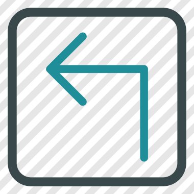 Sol vektör simge bir çerçevede açmak