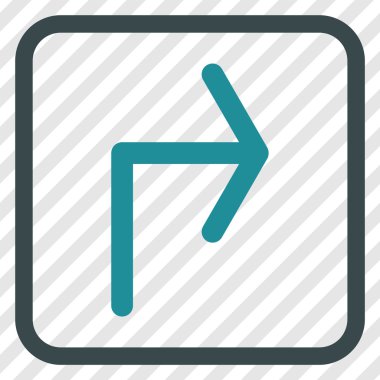 Doğru vektör simge bir çerçevede açmak