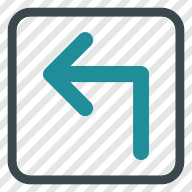 Sol vektör simge bir çerçevede açmak