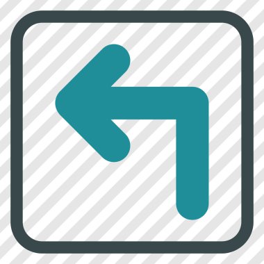 Sol vektör simge bir çerçevede açmak