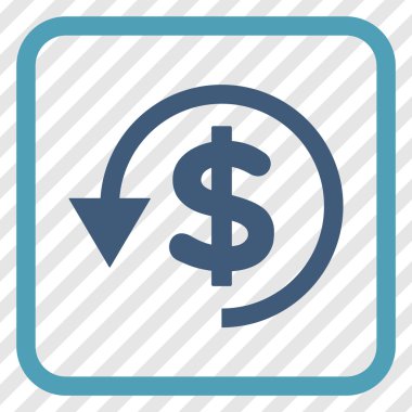 Ters ibraz vektör simgesi bir çerçeve içinde