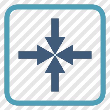 Oklar vektör simgesi bir çerçeve içinde sıkıştırmak