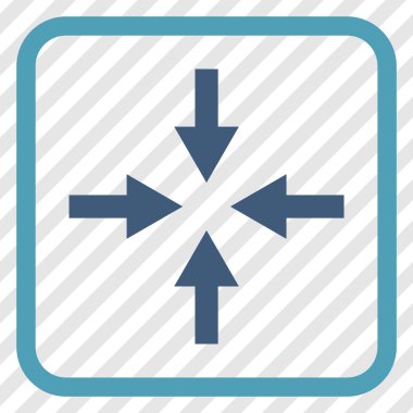 Oklar vektör simgesi bir çerçeve içinde sıkıştırmak