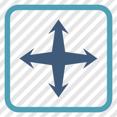 Bir çerçeve içinde vektör simgesini genişletin