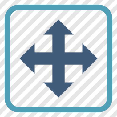 Bir çerçeve içinde vektör simgesini genişletin