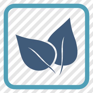 Flora Bitki vektör simgesi bir çerçeve içinde