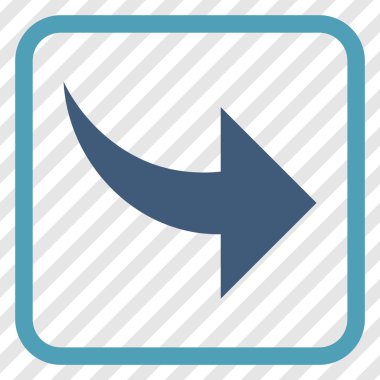 Vektör simgesi bir çerçeve içinde Yinele