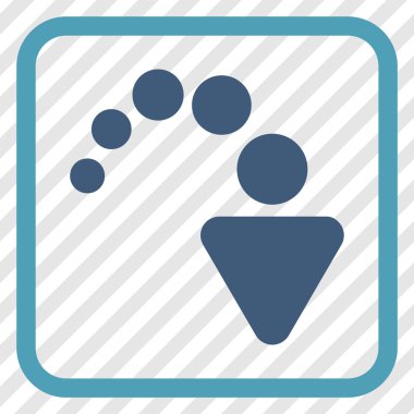 Vektör simgesi bir çerçeve içinde Yinele