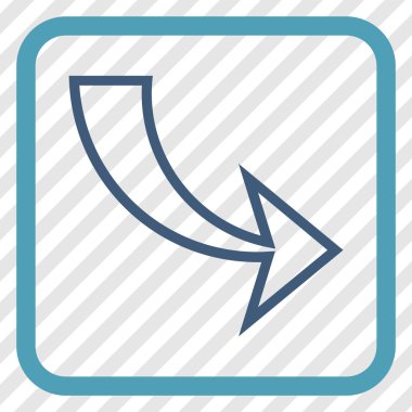 Vektör simgesi bir çerçeve içinde Yinele