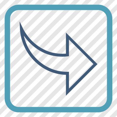 Vektör simgesi bir çerçeve içinde Yinele