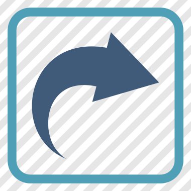 Vektör simgesi bir çerçeve içinde Yinele