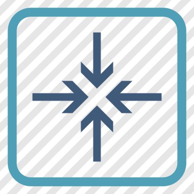 Oklar vektör simgesi bir çerçeve içinde azaltmak