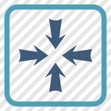 Oklar vektör simgesi bir çerçeve içinde azaltmak