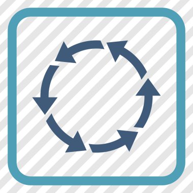 Bir çerçeve içinde CCW vektör simge döndürmek