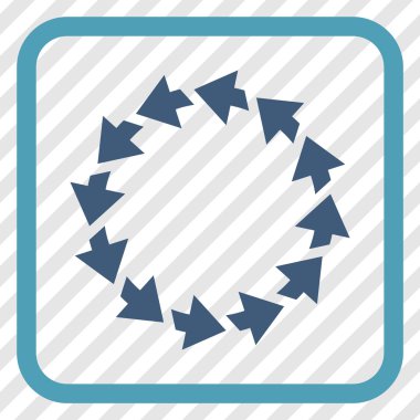 Bir çerçeve içinde CCW vektör simge döndürmek