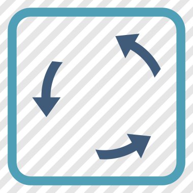 Bir çerçeve içinde CCW vektör simge döndürmek