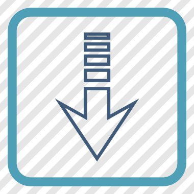 Vektör simgesi bir çerçeve içinde gönderin