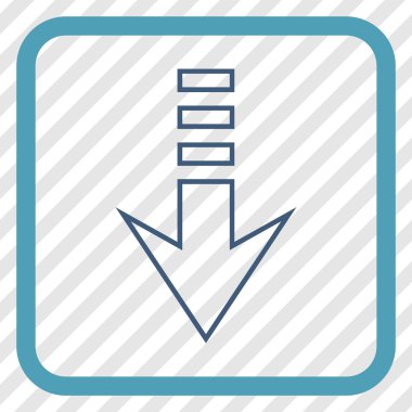 Vektör simgesi bir çerçeve içinde gönderin