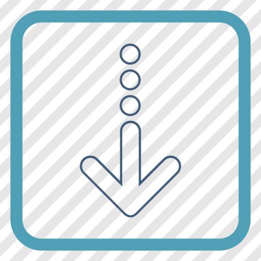 Vektör simgesi bir çerçeve içinde gönderin