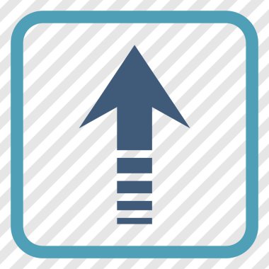 Vektör simgesi bir çerçeve içinde gönder