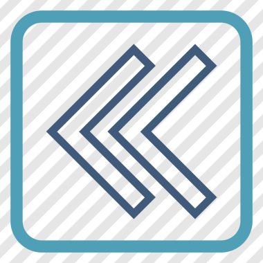 Shift Sol vektör simgesi bir çerçeve içinde