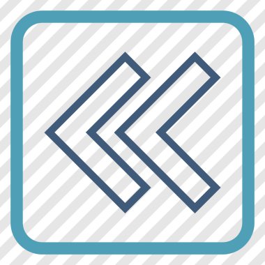 Shift Sol vektör simgesi bir çerçeve içinde