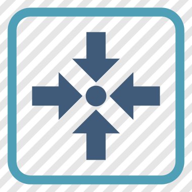 Oklar vektör simgesi bir çerçeve içinde küçültmek