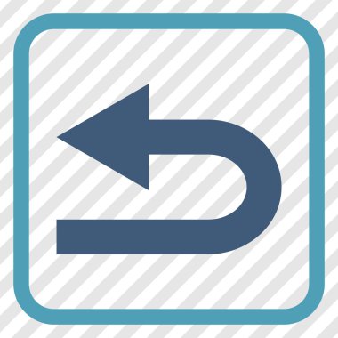 Sol vektör simge bir çerçevede açmak