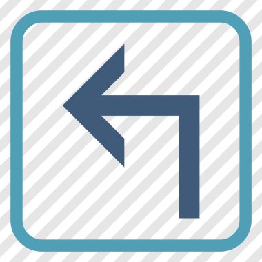 Sol vektör simge bir çerçevede açmak